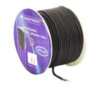 OMNITRONIC Speaker Cable 2x2.5 100m bk durable
