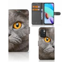 Telefoonhoesje | Met pasjeshouder | Xiaomi Redmi 10 Britse Korthaar
