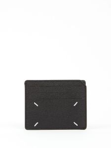 Maison Margiela petit porte-cartes à coutures signature - Noir