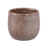 PTMD bloempot freja s bruin 13 cm | 12 stuks