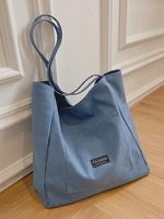 Casual Canvas Groot Capaciteit Schouder Tas Tote Tas - thumbnail