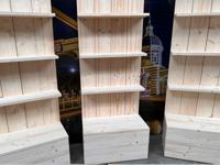Steigerhouten Display Stelling - Kast voor Winkelinrichting of Beursstand