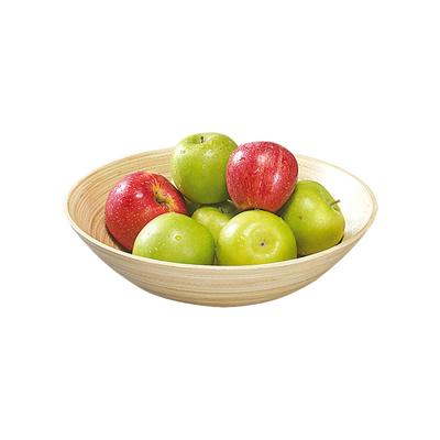 Kesper Fruitschaal - bamboe - 30 cm - serveerschaal - rond - hout