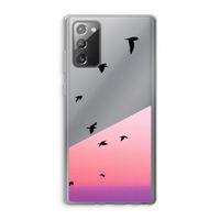 Fly away: Samsung Galaxy Note 20 / Note 20 5G Transparant Hoesje