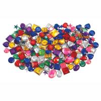 Colorations - glitter strasstenen vormen, 2000st.