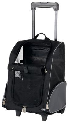 Trixie reismand trolley zwart / grijs