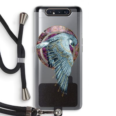 Golden Falcon: Samsung Galaxy A80 Transparant Hoesje met koord