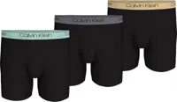 Calvin Klein 3-Pack Heren Boxershorts Lang - Micro stretch - Microfiber heren onderbroek