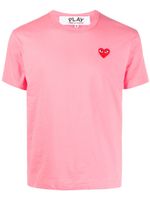 Comme Des Garçons Play t-shirt à détail brodé - Rose