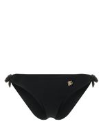 Dolce & Gabbana bas de bikini à plaque logo - Noir - thumbnail