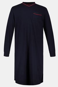Grote Maten nachthemd, Heren, blauw, Maat: 8XL, Katoen, JP1880