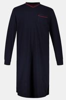 Grote Maten nachthemd, Heren, blauw, Maat: 8XL, Katoen, JP1880 - thumbnail