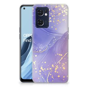 Hoesje maken voor OPPO Reno 7 5G | Find X5 Lite Watercolor Paars