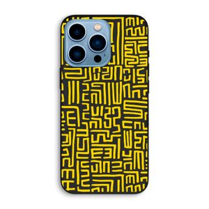 Majorelle Blue Print: iPhone 13 Pro Biologisch afbreekbaar hoesje