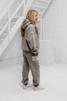Unique The Label Elyana Trainingspak Dames Grijs - Maat S - Kleur: Grijs | Soccerfanshop