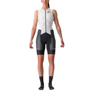 Castelli Free Sanremo 2 trisuit mouwloos wit/zwart dames XL