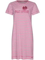Katoenen nachthemd palmbomen roodroze