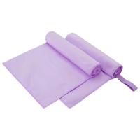 VidaXL Sporthanddoeken 2 pcs paars 100 x 50 cm polyester en polyamide