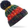 Beechfield CB486 Corkscrew Pom Pom Beanie - Crackling Campfire - One Size