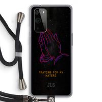 Praying For My Haters: OnePlus 9 Pro Transparant Hoesje met koord