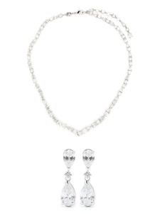 Swarovski Mesmera crystal-embellished set - Blanc