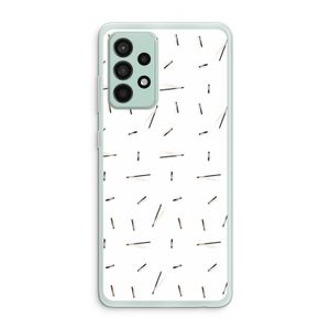 Hipster stripes: Samsung Galaxy A52s 5G Transparant Hoesje