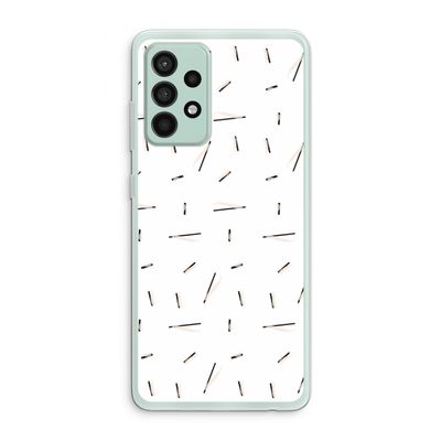 Hipster stripes: Samsung Galaxy A52s 5G Transparant Hoesje