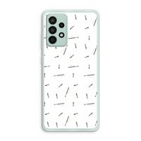 Hipster stripes: Samsung Galaxy A52s 5G Transparant Hoesje