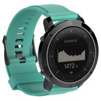Silicone vervangende polsband voor SUUNTO traverse (mintgroen)