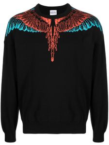 Marcelo Burlon County of Milan t-shirt Icon Wings à manches longues - Noir