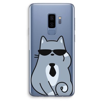 Cool cat: Samsung Galaxy S9 Plus Transparant Hoesje