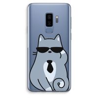 Cool cat: Samsung Galaxy S9 Plus Transparant Hoesje