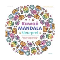 Deltas Kawaii mandala kleurpret