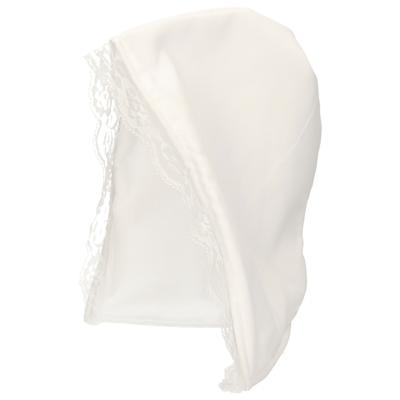 Boerinnen/kaasmeisje carnaval verkleed kapje - hoedje - wit - dames - one size