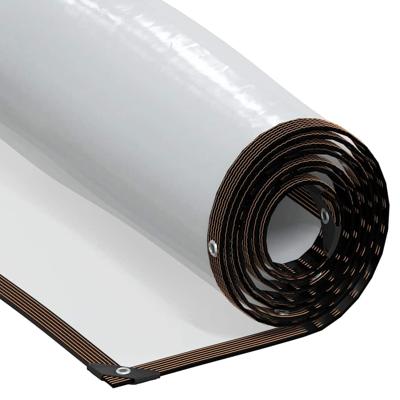 Doorzichtig zeildoek met zeilringen 5x10 m polyethyleen