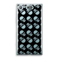 Musketon Skulls: Sony Xperia XZ1 Compact Transparant Hoesje