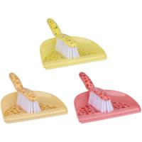 Stoffer en blik kunststof