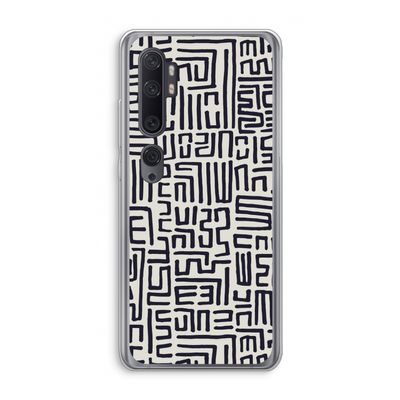 Moroccan Print: Xiaomi Mi Note 10 Pro Transparant Hoesje