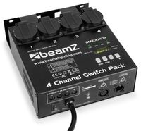 BeamZ DMX004DII DMX Controller 4 Kanaals switchpack - thumbnail