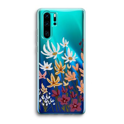 Painted wildflowers: Huawei P30 Pro Transparant Hoesje