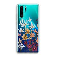 Painted wildflowers: Huawei P30 Pro Transparant Hoesje