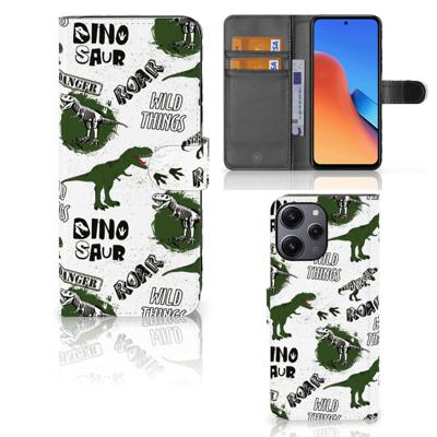 Telefoonhoesje | Met pasjeshouder | voor Xiaomi Redmi 12 Dinosaurus