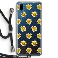 Leeuwenkoppen: Huawei P20 Transparant Hoesje met koord