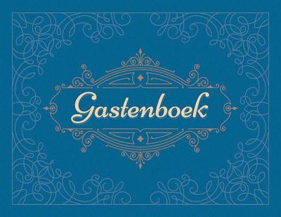 Gastenboek (blauw) (Hardback)
