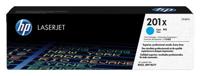 HP 201X originele high-capacity cyaan LaserJet tonercartridge