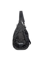 Supreme sac à bandoulière à patch logo - Noir Supreme sac à bandoulière à patch logo - Noir
