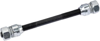 Pieper Mp fr.wheel axle 127mm long 2xfixed