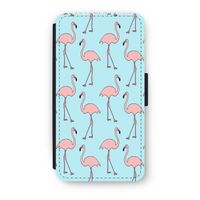 Anything Flamingoes: iPhone XS Flip Hoesje
