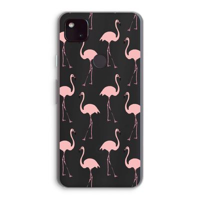 Anything Flamingoes: Google Pixel 4a 5G Transparant Hoesje