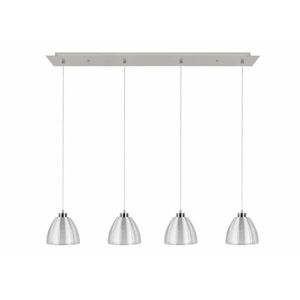 Hanglamp Whires zilver 4 lichts